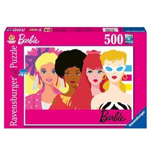 New sealed Ravensburger 500pcs Puzzle-Barbie's 60Th Anniversary Edition